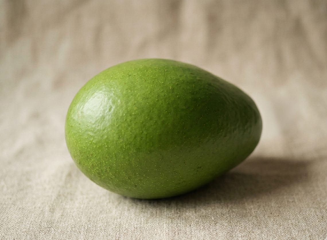 Pollock avocado — Caribbean variety, large oval vivid-green fruit from the Dominican Republic